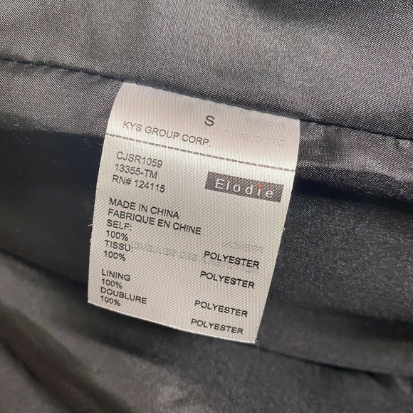 Elodie Red Black Buffalo Check Plaid Barn Jacket Shacket size Small - Picture 6 of 8